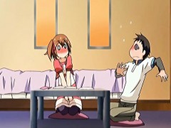 Busty Anime Coed First Time Kissing And Sex