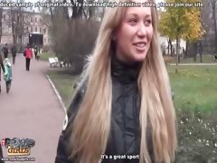 Public blowjob and outdoor sex