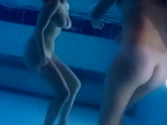 secretly filmed under water - spa