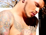 SOUTHERNSTROKES Tattooed Jock Seth Knight Masturbates Solo