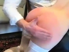 spanking stepdaughter's ass like crazy