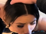 She lost Bet Now She Must Take DOUBLE CUMSHOT TO THE FACE!!!