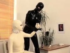 Lesbian BDSM Chained and Electro Tortured MILF Slave